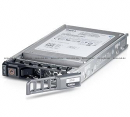 Жесткий диск Dell 200GB Solid State Drive SAS Mix Use MLC 12Gbps 2.5in Hot-plug Drive (400-AFLWd). Изображение #1