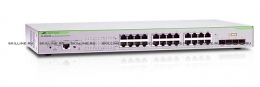 Коммутатор Allied Telesis 24 x  10/100/1000Mbps port managed switch with 4 SFP uplink slots, Fixed AC power supply, RJ45 Console connector (AT-GS924M). Изображение #1