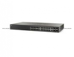 Коммутатор Cisco Systems 24-Port Gig POE with 4-Port 10-Gig Stackable Managed Switch (SG500X-24P-K9-G5). Изображение #1