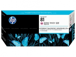 Набор HP 81 Light Magenta Dye печатающая головка + устройство очистки для Designjet 5000/5000ps/5500/5500ps (C4955A). Изображение #1