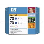 Картридж HP 70 Blue для Designjet Z3100/Z3200 Photo Printers 2х130-ml (CB349A)