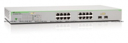 Коммутатор Allied Telesis 16-port 10/100/1000T WebSmart switch with 2 SFPcombo ports and POE+ (AT-GS950/16PS-50). Изображение #1