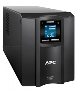 ИБП APC  Smart-UPS C 600W/1000VA LCD 230V,  (8) IEC 320 C13 (SMC1000I). Изображение #3