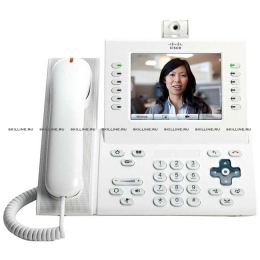 Телефонный аппарат Cisco UC Phone 9971, White, Arabic keypad, Std HS (CP-9971-W-A-K9=). Изображение #1