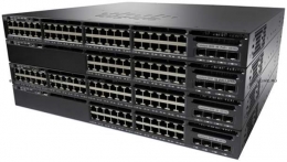 Коммутатор Cisco Catalyst 3650 48 Port PoE 4x1G Uplink w/5 AP licenses IPB (WS-C3650-48PWS-S). Изображение #1
