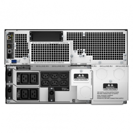ИБП APC  Smart-UPS On-Line,8000W /8000VA,Входной 230V /Выход 230V, Interface Port Contact Closure, RJ-45 10/100 Base-T, RJ-45 Serial, Smart-Slot, USB, Extended runtime model, Высота аппаратурной стойки 6 U (SRT8KRMXLI). Изображение #11
