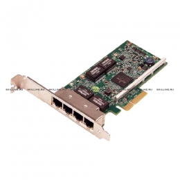 Адаптер Dell Broadcom 5719 QP 1Gb Full Height Network Interface Card - Kit (540-BBGX). Изображение #1