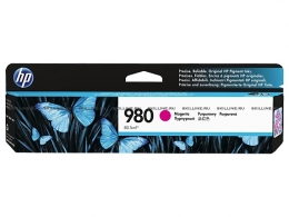 Картридж HP 980 Magenta для Officejet Enterprise Color SFP X555 MFP X585 (6600 стр) (D8J08A). Изображение #1