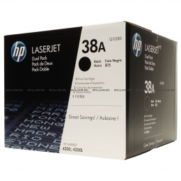 Тонер-картридж HP 38A Black для LJ 4200 (2х12000 стр) (Q1338D). Изображение #1