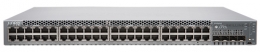 Коммутатор Juniper Networks EX3400 48-port 10/100/1000BaseT PoE+, 4 x 1/10G SFP/SFP+, 2 x 40G QSFP+, redundant fans, front-to-back airflow, 1 AC PSU JPSU-920-AC -AFO included (optics sold separately) (EX3400-48P). Изображение #1