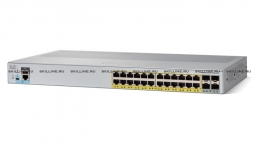 Коммутатор Cisco Catalyst 2960L 24 port GigE with PoE, 4 x 1G SFP, LAN Lite (WS-C2960L-24PS-LL). Изображение #1