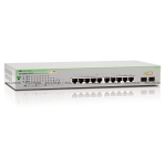 Коммутатор Allied Telesis 10-port 10/100/1000T WebSmart switch with 2 SFPcombo ports and POE+ (AT-GS950/10PS)