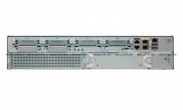 Cisco 2921 with 3 onboard GE, 4 EHWIC slots, 3 DSP slots, 1 ISM slot, 256MB CF default, 512MB DRAM default, IP Base (CISCO2921/K9). Изображение #2