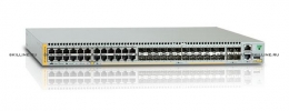 Коммутатор Allied Telesis 10/100/1000BASE-T ports x 24 (Combo) - SFP slot x 24 (Combo) - SFP/SFP+ slots x 4. Console port x 1 (RJ45) - Dual Power Supply slot - Dedicated Stacking port x 2 (Rear panel) (AT-x930-28GSTX). Изображение #1