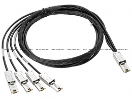 2m Ext Mini-SAS to 4x1 Mini-SAS Cable (AN975A). Изображение #1
