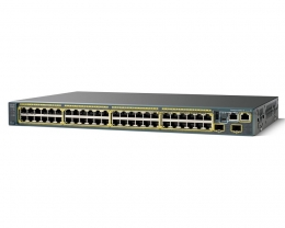 Коммутатор Cisco Systems Catalyst 2960S 48 GigE, 2 x SFP LAN Lite (WS-C2960S-48TS-S). Изображение #1