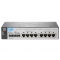 HP 1810-8 Switch(WEB-Managed, 7*10/100 + 1 10/100/1000, Fanless design, desktop) (J9800A)