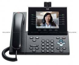 Телефонный аппарат Cisco UC Phone 9951, Charcoal, Slm Hndst with Camera (CP-9951-CL-CAM-K9=). Изображение #1