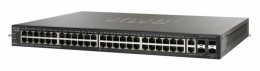 Коммутатор Cisco Systems SF300-48PP 48-port 10/100 PoE+ Managed Switch w/Gig Uplinks (SF300-48PP-K9-EU). Изображение #1