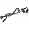 Контроллер LSI  SAS/SATA 1.0m Internal right-angled Mini-SAS (SFF-8087) to Mini-SAS (SFF-8087) cable with sideband  (CBL-RA8087SB-10M)