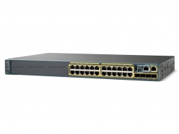 Коммутатор Cisco Systems Catalyst 2960S 24 GigE, 4 x SFP LAN Base (WS-C2960S-24TS-L). Изображение #1