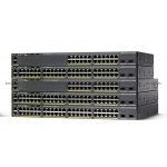 Коммутатор Cisco Catalyst 2960-X 24 GigE PoE 370W, 2 x 10G SFP+, LAN Base (WS-C2960X-24PD-L)
