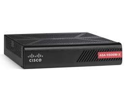 Межсетевой экран Cisco ASA 5506-X with FirePOWER services, WiFi, 8GE, AC, 3DES/AES (ASA5506W-E-K9). Изображение #1