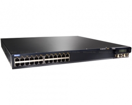 Коммутатор Juniper Networks EX4200, 24-Port 10/100/1000BaseT PoE-Plus + 930W AC PS, includes 50cm VC cable (EX4200-24PX). Изображение #1
