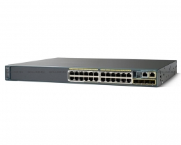 Коммутатор Cisco Systems Catalyst 2960S 24 GigE PoE 370W, 4 x SFP LAN Base (WS-C2960S-24PS-L). Изображение #1
