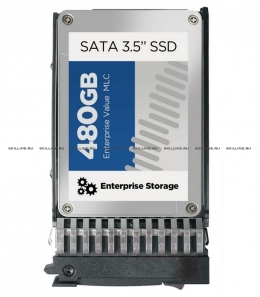 Жесткий диск Lenovo 480GB SATA 3.5in MLC HS Enterprise Value SSD (00AJ445). Изображение #1