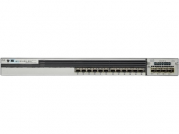 Коммутатор Cisco Catalyst 3850 12 Port GE SFP IP Services (WS-C3850-12S-E). Изображение #1