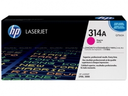 Тонер-картридж HP 314A Magenta для CLJ 2700/3000 (3500 стр) (Q7563A). Изображение #1