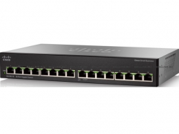 Коммутатор Cisco Systems SG110-16HP 16-Port PoE Gigabit Switch (SG110-16HP-EU). Изображение #1