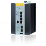 Коммутатор Allied Telesis Managed Industrial switch with 2 x 100/1000 SFP,  4 x 10/100/1000T POE+, no Wifi (AT-IE200-6GP-80)