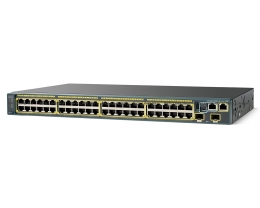 Коммутатор Cisco Systems Catalyst 2960S 48 GigE, 2 x 10G SFP+ LAN Base (WS-C2960S-48TD-L). Изображение #1