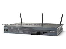 Cisco 881 Fast Ethernet Security Router supporting HSPA/UMTS/EDGE/GPRS—North American SKU with modem option: PCEX-3G-HSPA-US (CISCO881G A-K9). Изображение #1