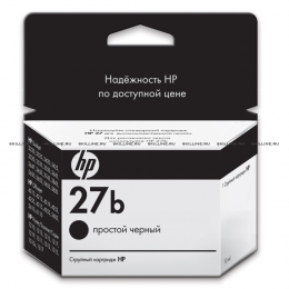 Картридж HP 27b Black Simple для DJ 3320/3325/3420/3425/3520/3535/3550/3745/3645/3647/3650/3845/5850 Officejet 4212/4215/4219/4252/4255/6110/4315/4355/5605/5607/5610/5615 PSC 1210/1213/1215/1217/1219/1311/1312/1315/1315s/1317 (280 стр) (C8727BE). Изображение #1