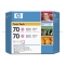 Картридж HP 70 Light Magenta для Designjet Z2100/Z3100/Z3200/Z5200 Photo Printers 2х130-ml (CB346A)