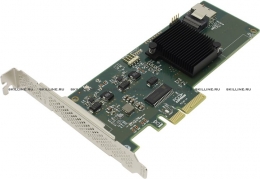 Контроллер LSI SAS  , PCI Express x4 Host Interface , Plug-in Card Form Factor , 9211-4i Product Model , RoHS Green Compliance Certificate/Authority , RAID Supported , Low-profile Card Height  (LSI00190). Изображение #1