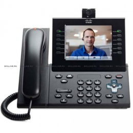 Телефонный аппарат Cisco UC Phone 9971, Charcoal, Std Hndst with Camera (CP-9971-C-CAM-K9=). Изображение #1