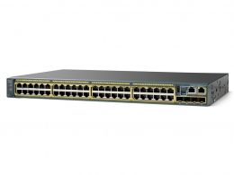 Коммутатор Cisco Systems Catalyst 2960S 48 GigE, 4 x SFP LAN Base (WS-C2960S-48TS-L). Изображение #1