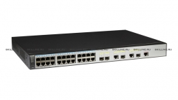 Коммутатор Huawei S2751-28TP-PWR-EI-AC(12 Ethernet 10/100 PoE+ ports,12 Ethernet 10/100 ports,2 Gig SFP and 2 dual-purpose 10/100/1000 or SFP,AC 110/220V) (S2751-28TP-PWR-EI-AC). Изображение #1