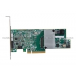 Низкопрофильный RAID-, SAS/SATA 12 Гбит/с, PCI Express 3.0 x8, 1 Гб кэш-памяти, RAID 0/1/5/6/10/50/60,  SAS3108  (LSI00415)