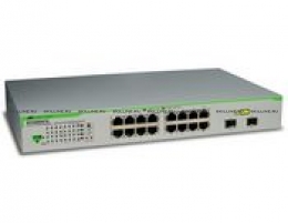 Коммутатор Allied Telesis 16 port 10/100/1000TX WebSmart switch with 2 SFP combo (AT-GS950/16). Изображение #1