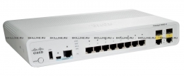Коммутатор Cisco Systems Catalyst 2960C Switch 8 GE, 2 x Dual Uplink, LAN Base (WS-C2960CG-8TC-L). Изображение #1