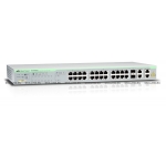 Коммутатор Allied Telesis 24  Port Fast Ethernet POE WebSmart Switch with 4 uplink ports (2  x 10/100/1000T and  2 x SFP-10/100/1000T Combo ports) (AT-FS750/28PS)