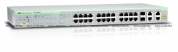 Коммутатор Allied Telesis 24  Port Fast Ethernet POE WebSmart Switch with 4 uplink ports (2  x 10/100/1000T and  2 x SFP-10/100/1000T Combo ports) (AT-FS750/28PS). Изображение #1