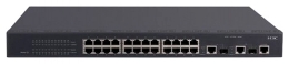 HP A3100-24 EI Switch (Managed, 24*10/100 + 2*10/100/1000 or SFP, fanless design, 19