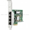 Сетевая карта HPE Ethernet 1Gb 4-port BASE-T BCM5719 Adapter (647594-B21)