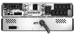 ИБП APC  Smart-UPS X 2700W / 3000VA Rack/Tower LCD 200-240V with Network Card,  Interface Port SmartSlot, USB, Extended runtime model, 2U (SMX3000RMHV2UNC). Изображение #6